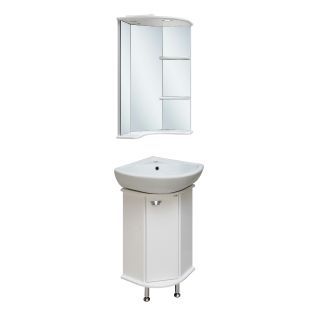 Зеркало Runo угловое  Браво 40  (00000000949)